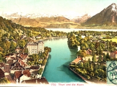 Thun und die Alpen