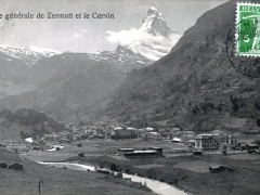 Zermatt Vue generale et le Cervin