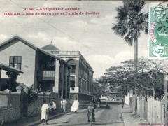 Dakar Rue de Garonne et Palais de Justice