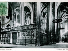 Barcelona Catedral Fachada del Coro