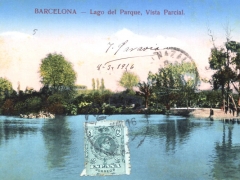 Barcelona Lago del Parque Vista Parcial