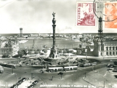 Barcelona Monumento a Colon y Puerta de la Paz