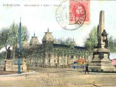 Barcelona Monumento a Rius y Taulet