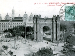 Barcelona Palacio de Justicia y Arco de Triunfo