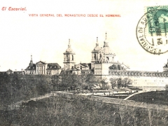 El Escoral Vista general del Monasterio desde el Romeral