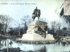 Madrid Estatua del General Martinez Campos