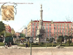 Madrid Plaza Monumento a Colon