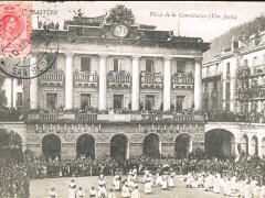San Sebastian Plaza de la Constitucion Une fiesta