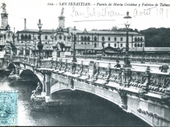 San Sebastian Puente de Maria Cristina y Fabrica de Tabacos
