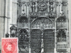 Toledo Catedral Interior de la Puerta de los Leones