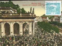 Karlovy Vary Lazensky ruch u mlynske studne