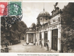 Mattonis Kurort Giesshübl Sauerbrunn Quellen Tempel