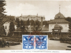 Tatr Lomnice Küpele V Pozadi Grandhotel Praha
