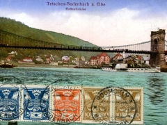 Tetschen Bodenbach a Elbe Kettenbrücke
