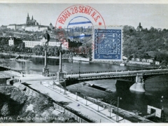 Praha Cechuv most Hradcany