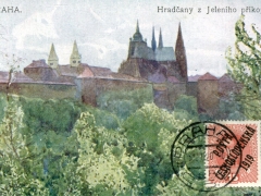 Praha Hradcany z Jeleniho prikopu