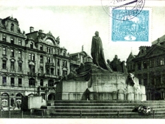 Praha Husuv pomnik