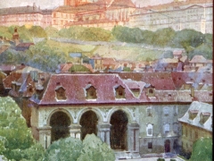 Praha Valdstynska zahrada a hrad