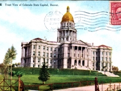 Denver Front View of Colorado State Capitol