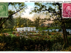 Kenosha Sunken Gardens in Lincoln Park