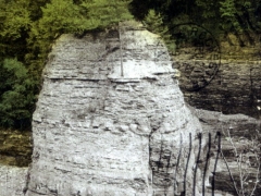 Letchworth Park Cathedral Rock near Lower Falls