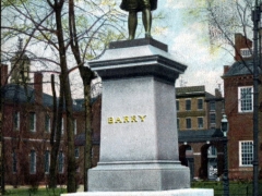 Philadelphia Statue of Commodore Barry near Independence Hall