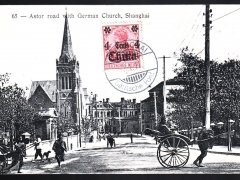 Shanghai-Astor-road-with-German-Church