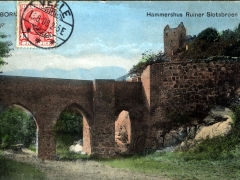 Bornholm Hammershus Ruiner Slotsbroen