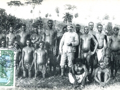 Porteurs allemands durant la Guerre Cameroun, Duala deutscher Stempel