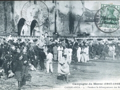 Casablanca Pendant le debarquement des Senegalais
