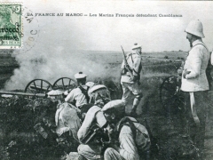 Les Marins Francais defendant Casablanca