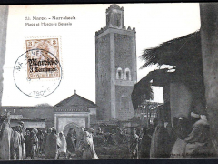 Marrakech-Place-et-Mosquee-Bensala