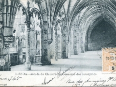 Lisboa Arcada do Claustro do Convento dos Jeronymos