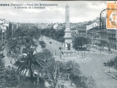 Lisboa Praca dos Restauradores e Avenida da Liberdade