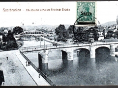Saarbrücken Alte Brücke u Kaiser-Friedrich-Brücke