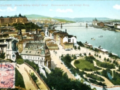 Budapest Donauansicht mit königl Burg