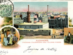 Alexandrie-Panorama-dAlexandrie-avec-Colonne-Pompee