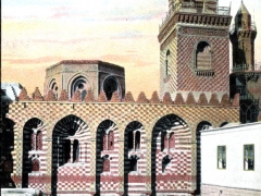 Le Caire Mosquee et minarets de Sultan Kalaoun