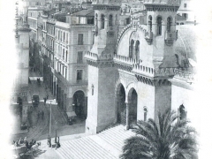 Alger La Cathedrale et la Rue de la Lyre