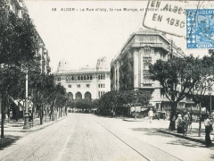 Alger La Rue d'Isly la rue Monge