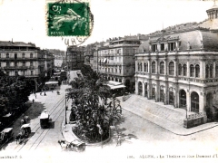 Alger Le Theatre et Rue Dumont d'Urville