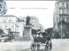 Alger Place et Statue du Marechal Bugeaud
