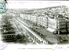 Alger Vue Generale de la Ville et des Boulevards