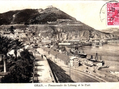 Oran Promendade de Letang et le Port