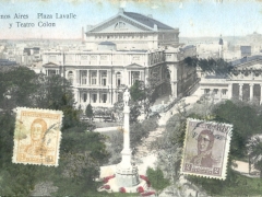 Buenos Aires Plaza Lavalle y Teatro Colon