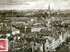 München Blick vom Petersturm auf das Maximilianeum