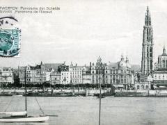Antwerpen Panorama der Scheide