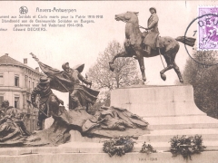 Anvers Antwerpen Monument aux Soldats et Civils morts