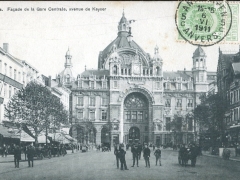 Anvers Facade de la Gare Centrale avenue de Keyser
