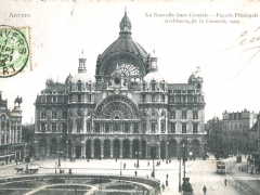Anvers La Nouvelle Gare Centrale Facade Principale
